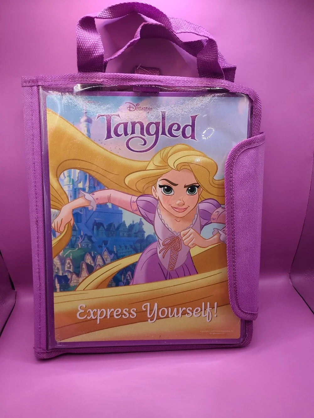 Disney Tangled Storybook Dress Up Dolls And Book Magnetic Playset Rare